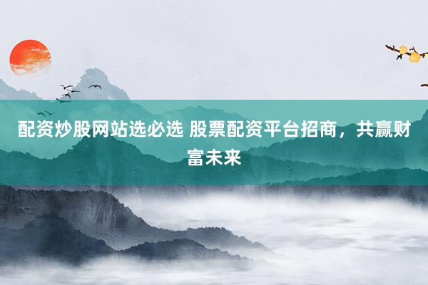 配资炒股网站选必选 股票配资平台招商，共赢财富未来